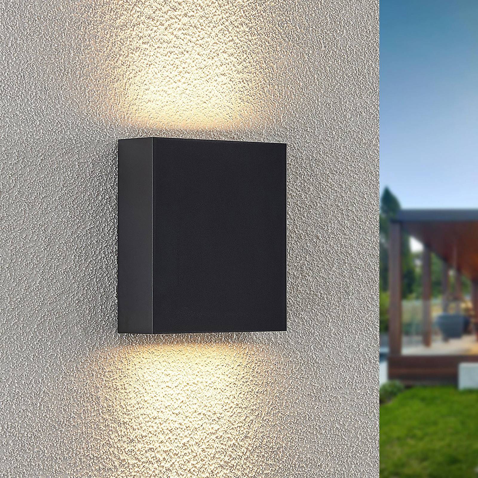 foto del prodotto lindby led ugar in nero da plastica