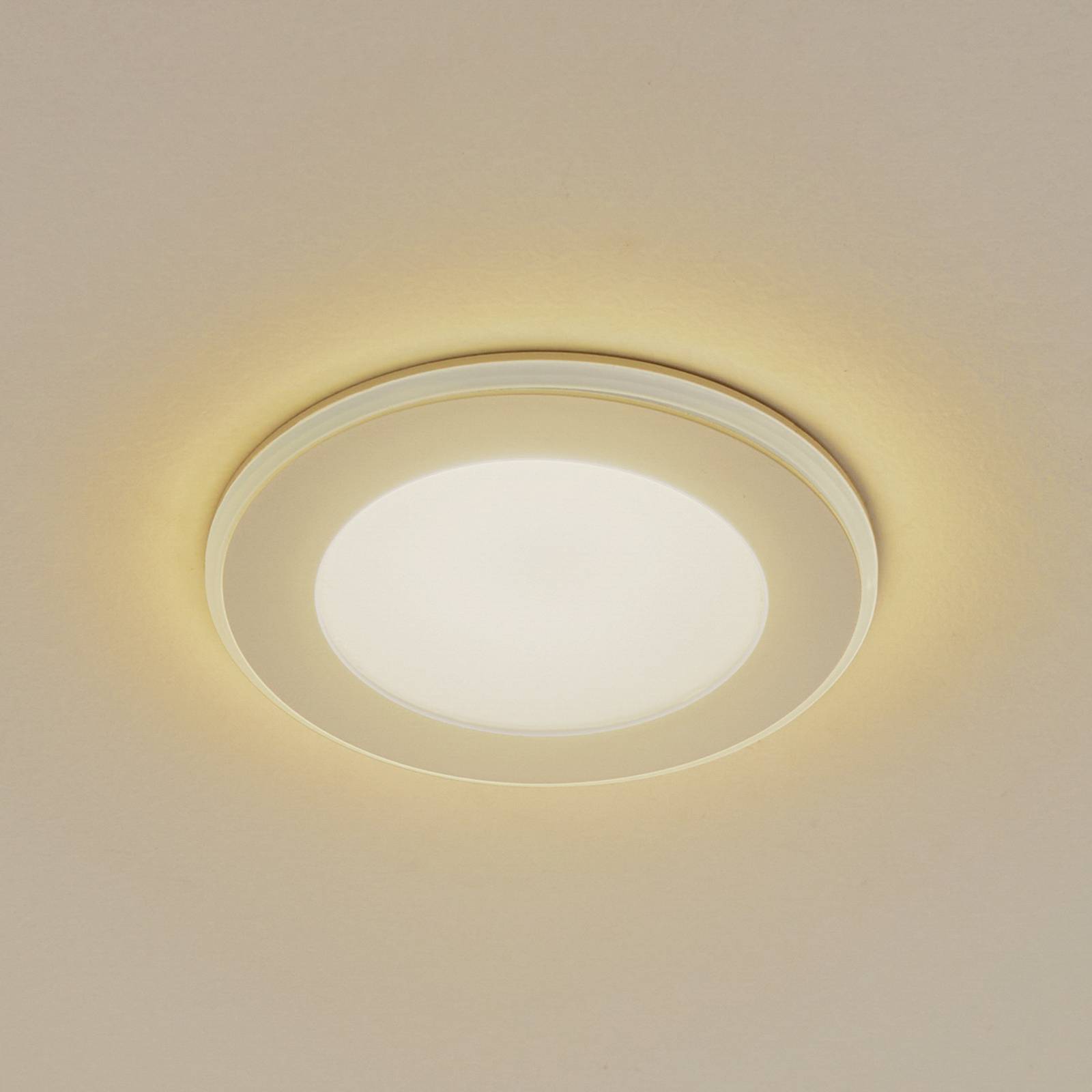 foto del prodotto lindby luce da incasso a led toka, 6,5 w, bianco, plastica, cct