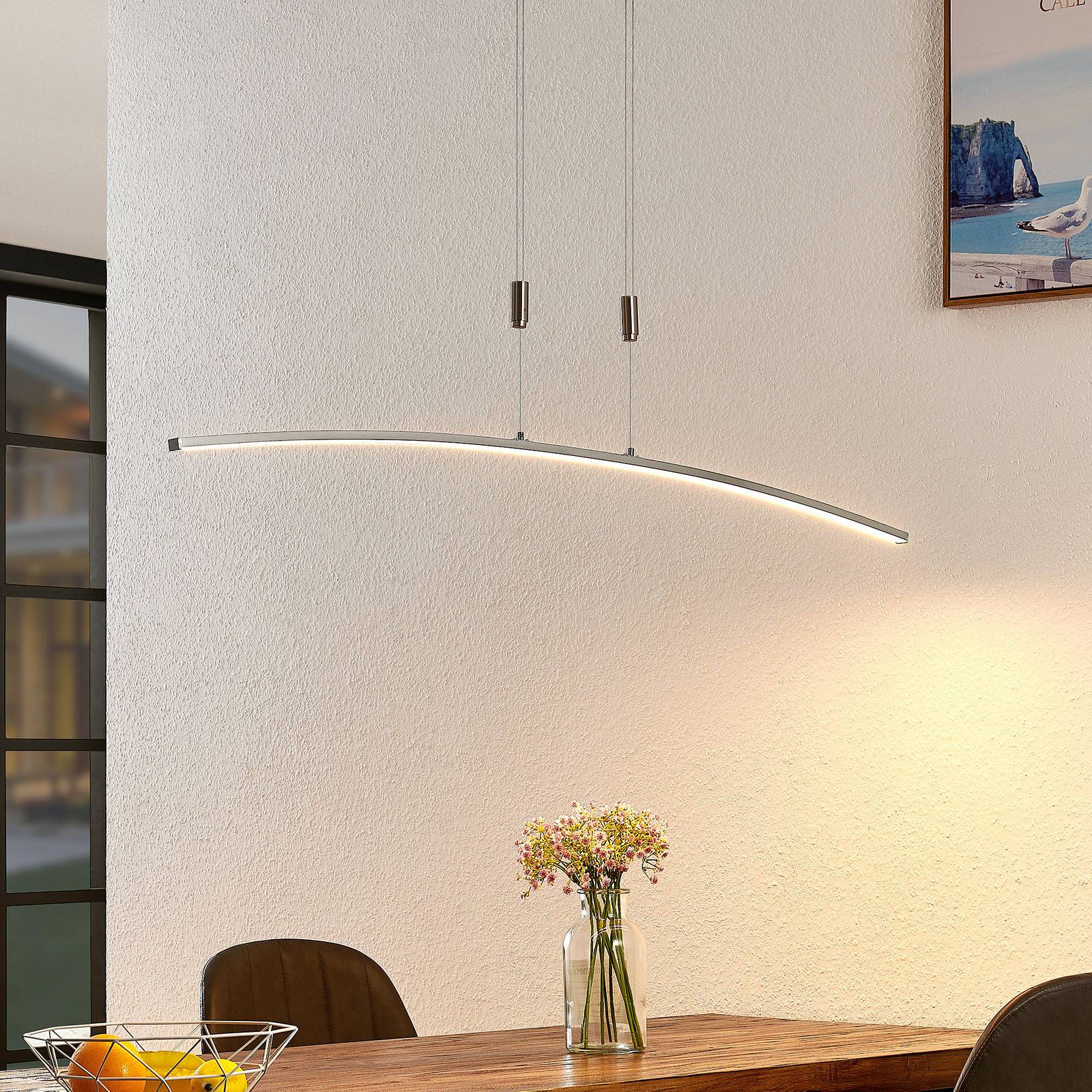 foto del prodotto lindby phillie sospensione led, altezza regolabile