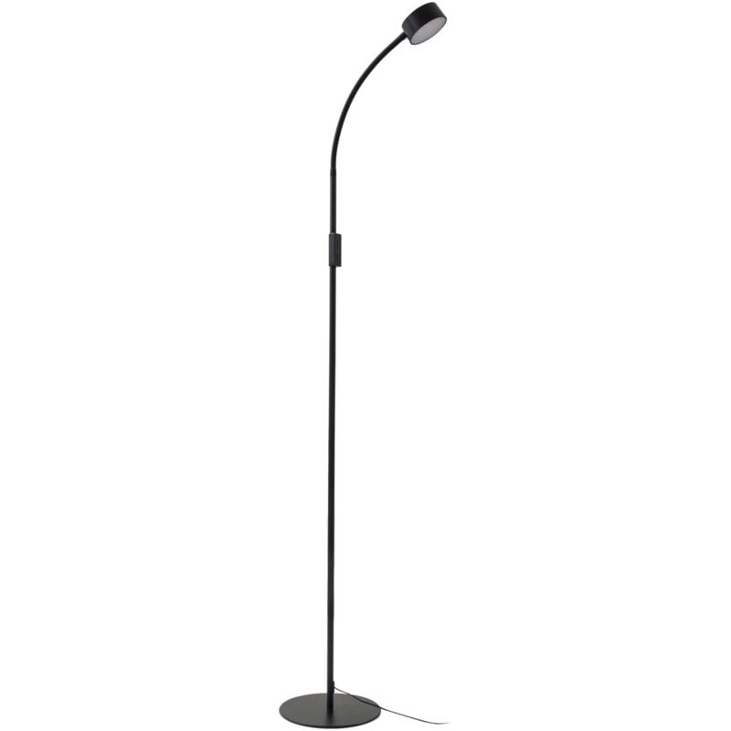 foto del prodotto lindby piantana led maori, 140 cm, nero, cct, dimmerabile