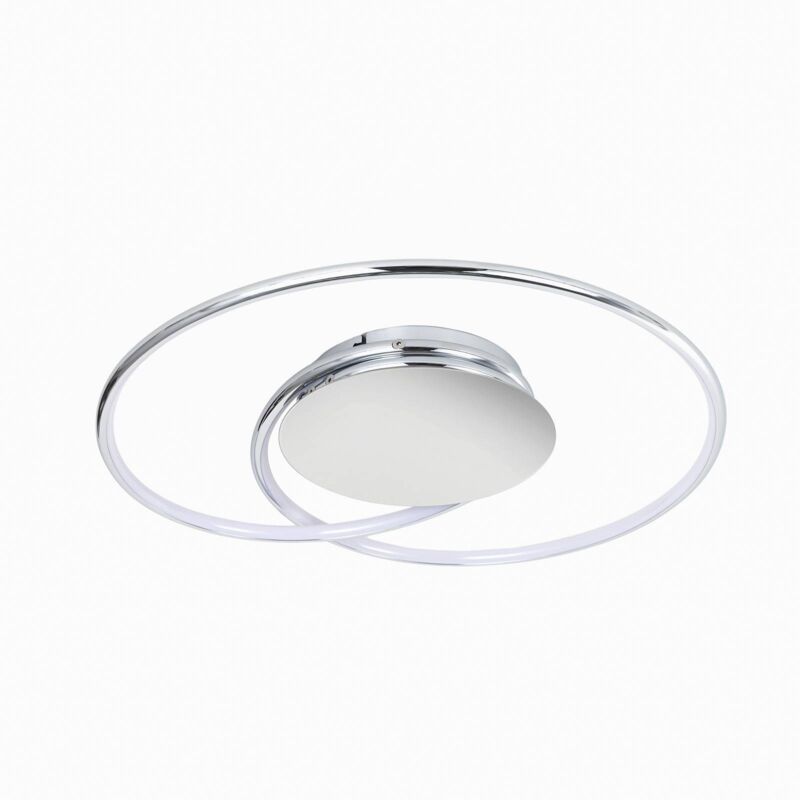 foto del prodotto lindby plafoniera led joline, 46 cm, color cromo, metallo