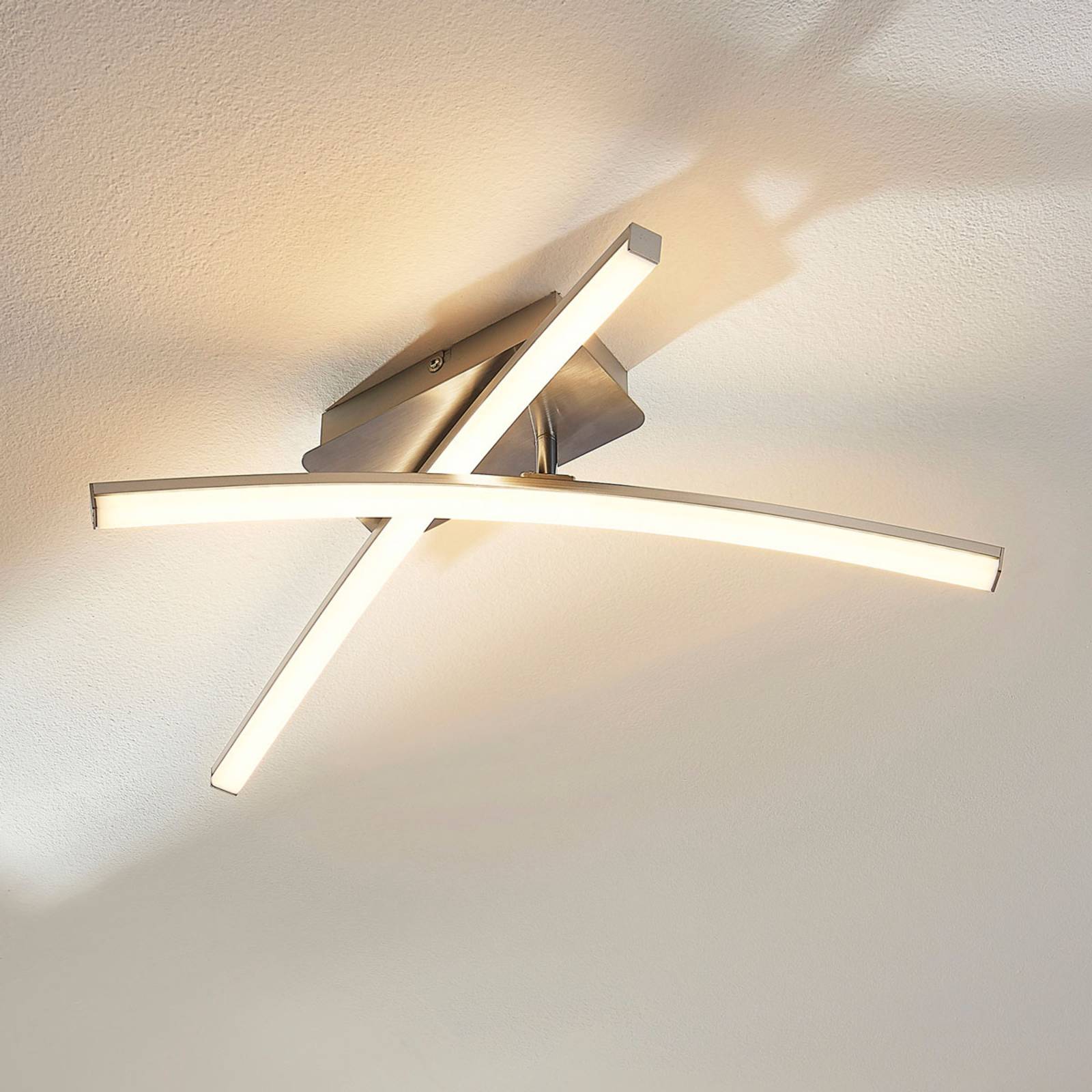 foto del prodotto lindby plafoniera led laurenzia dimmerabile a 4 livelli