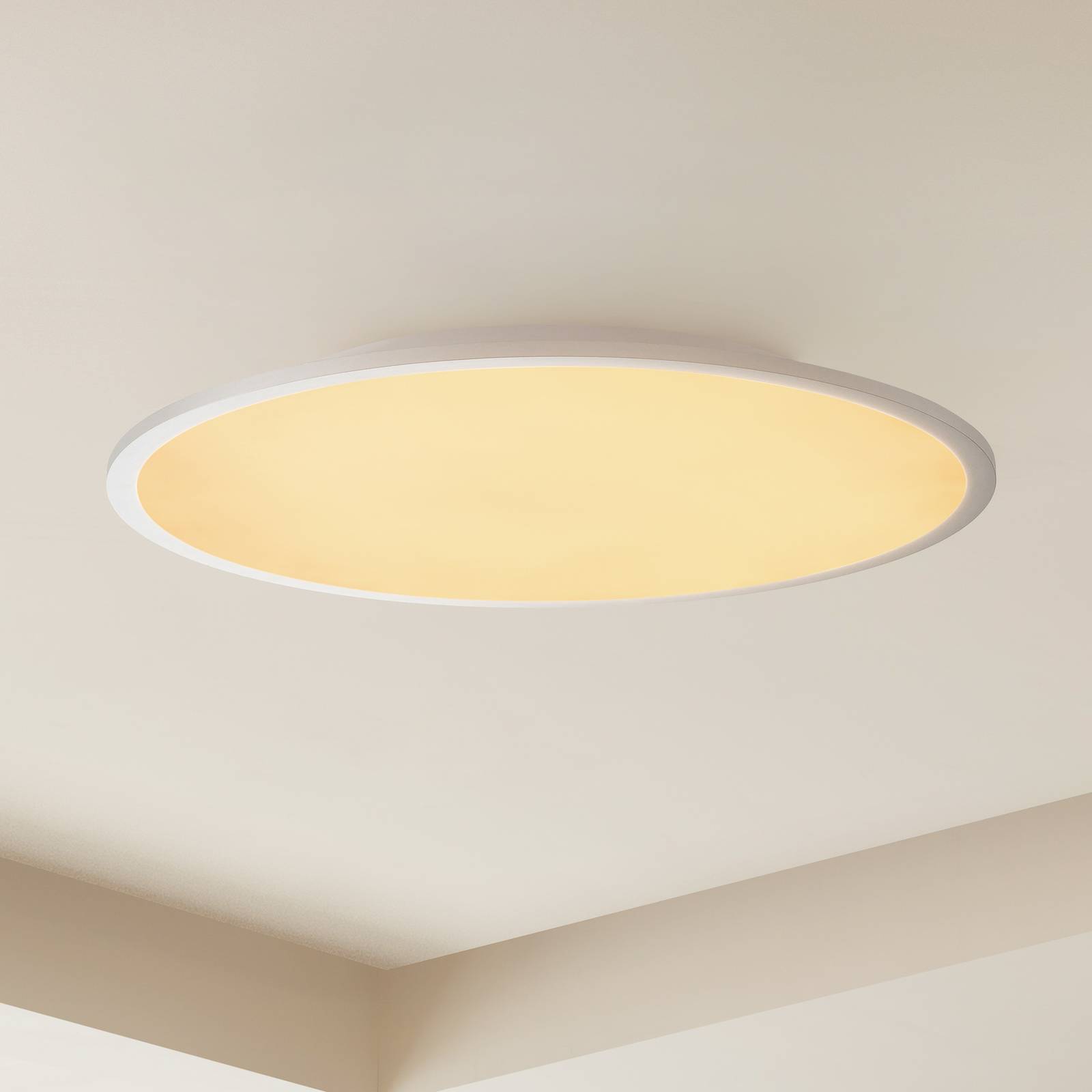 foto del prodotto lindby plafoniera led narima, cct, 60 cm, argento