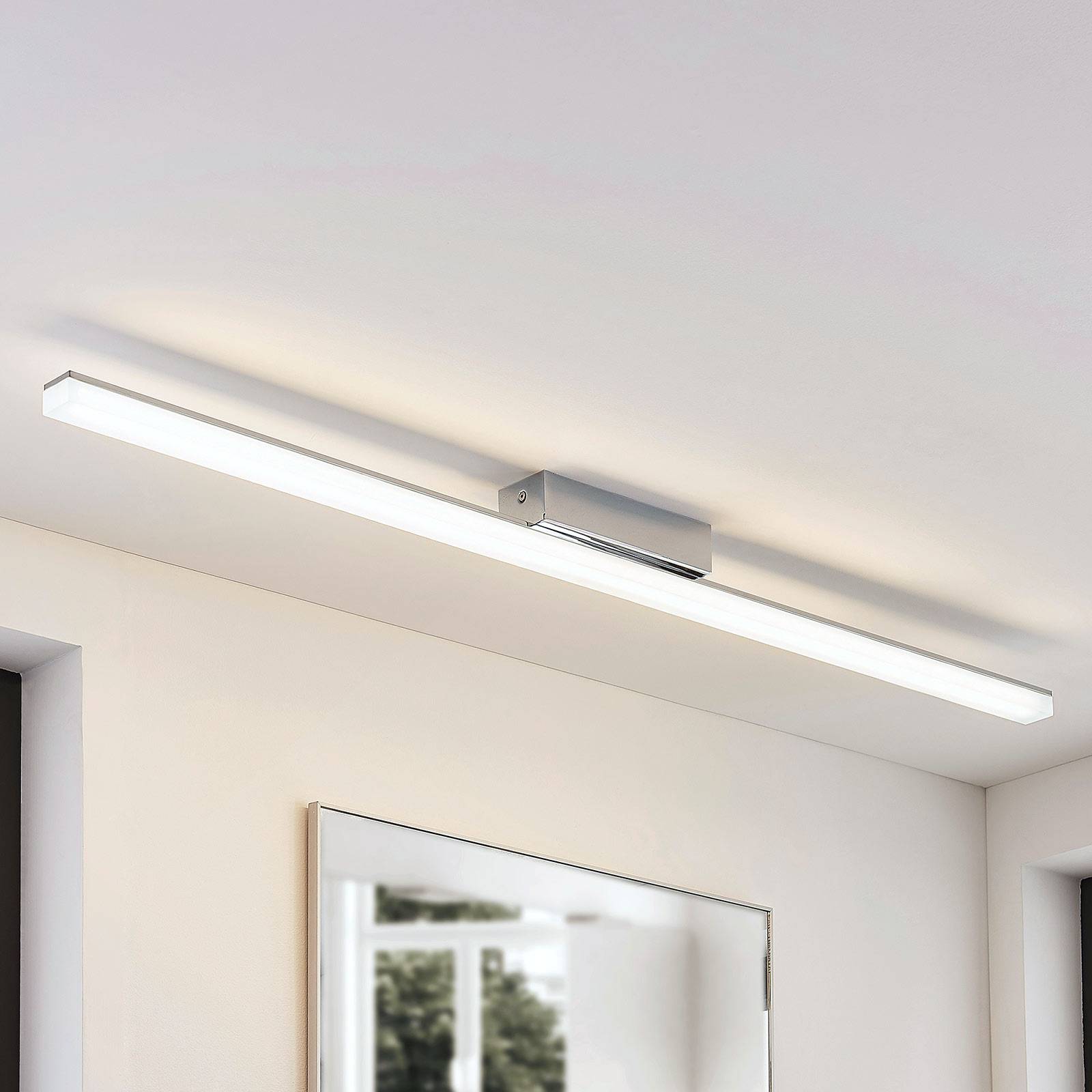 foto del prodotto lindby plafoniera led per il bagno levke, 116 cm, dimmerabile, ip44