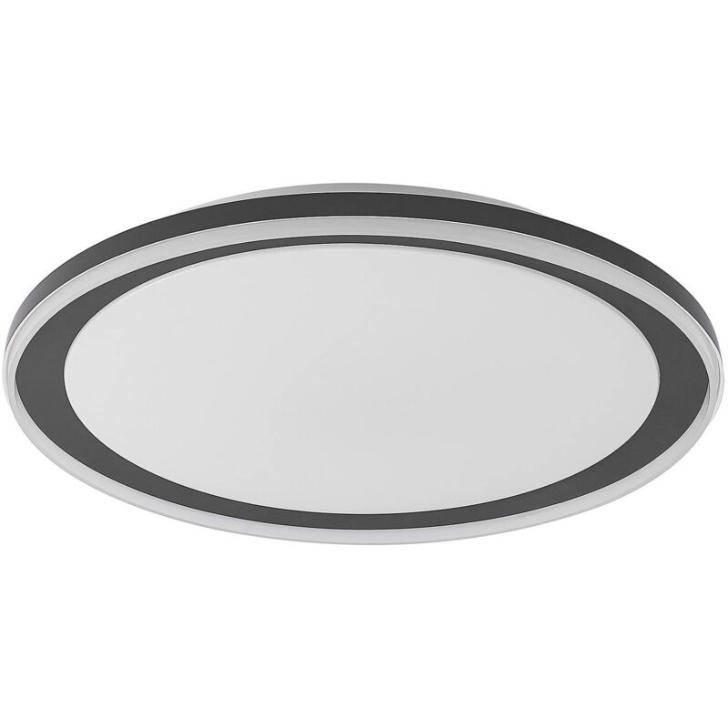 foto del prodotto lindby plafoniera led verdan, nero, metallo, dimmerabile, cct