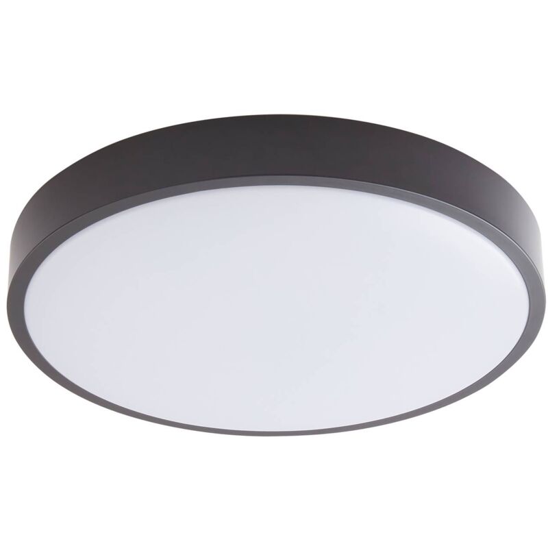 foto del prodotto lindby smart plafoniera led innes nera 38 cm rgb cct tuya