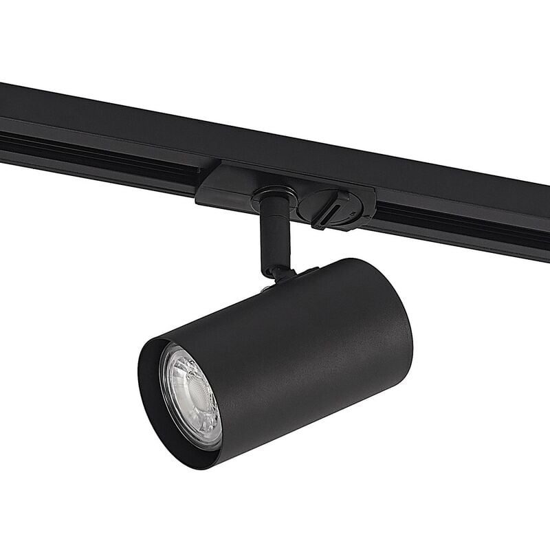 foto del prodotto lindby spot a binario gu10, 6 cm, nero, monofase