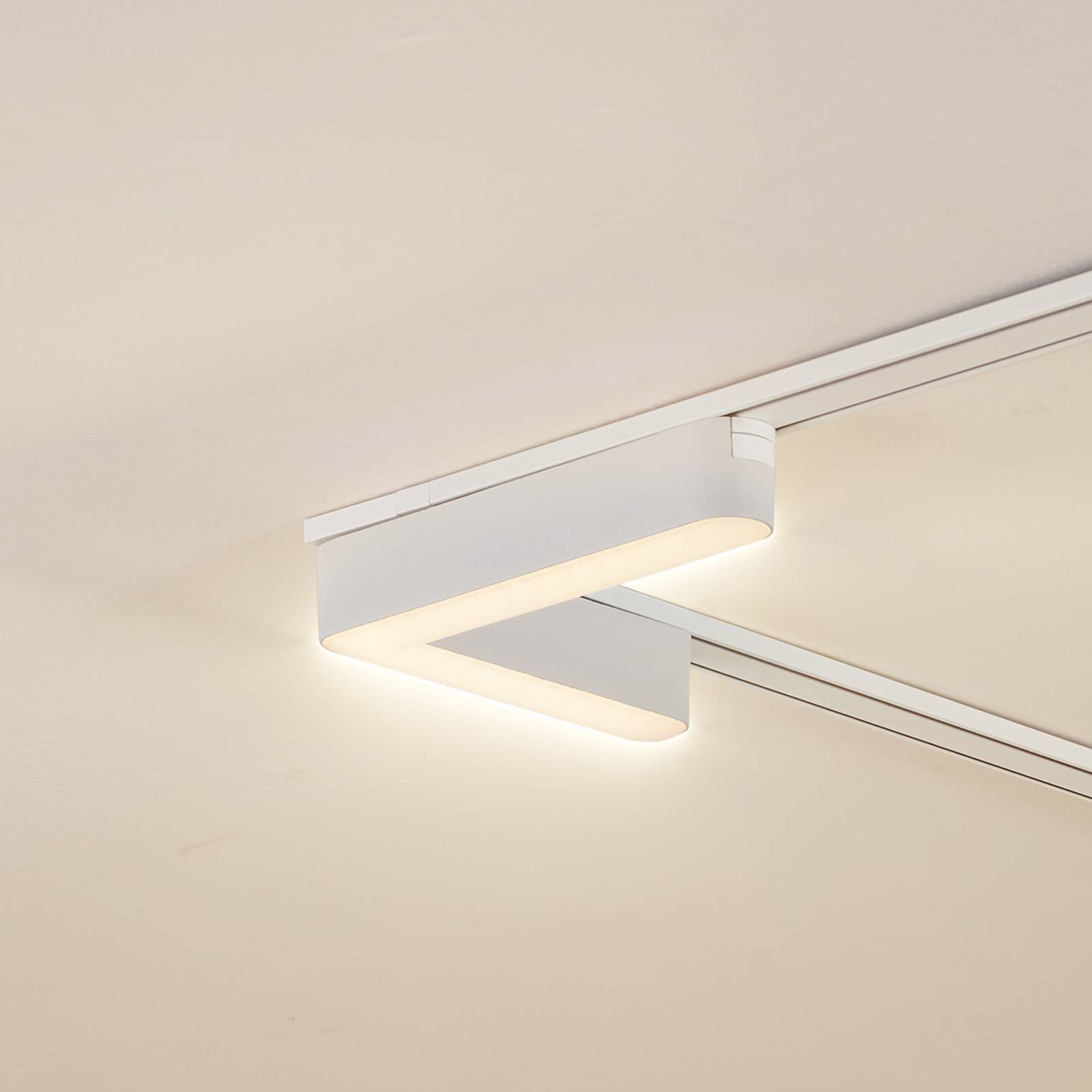 foto del prodotto lindby striscia led 48 v lumaro, bianco, forma a l, plastica, dimmerabile