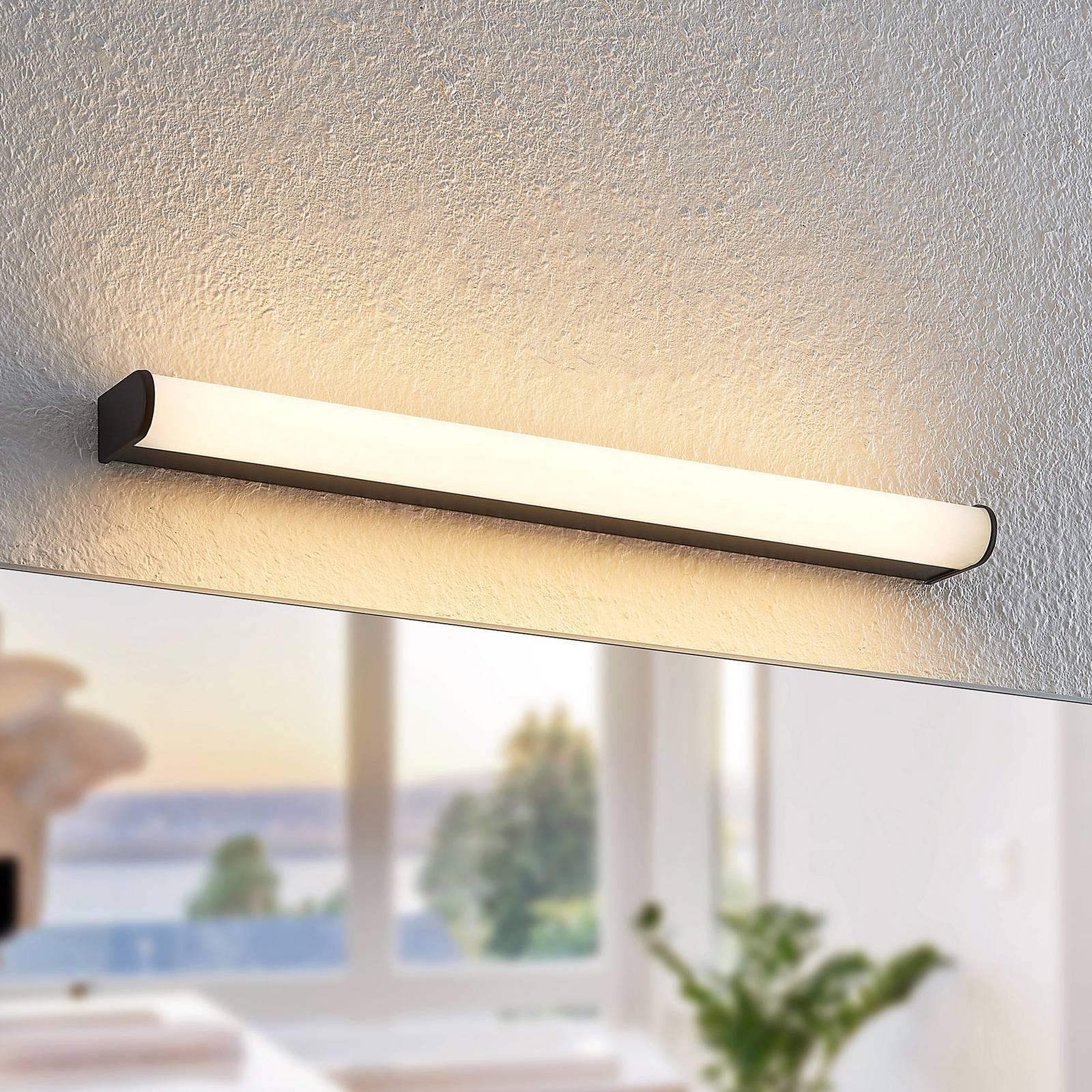 foto del prodotto lindby ulisan applique led da bagno, tonda 58,8 cm