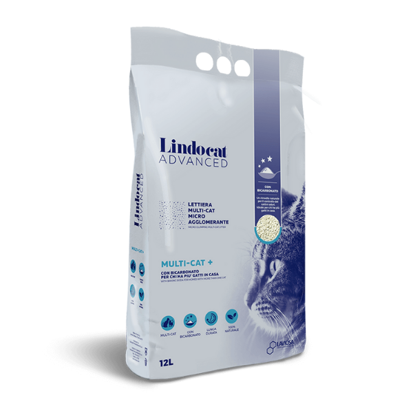foto del prodotto lindocat advanced lettiera multicat 12 l lettiera agglomerante 1 ordine scegli lo sconto bzr5 bzr20 200 punti fedelt 