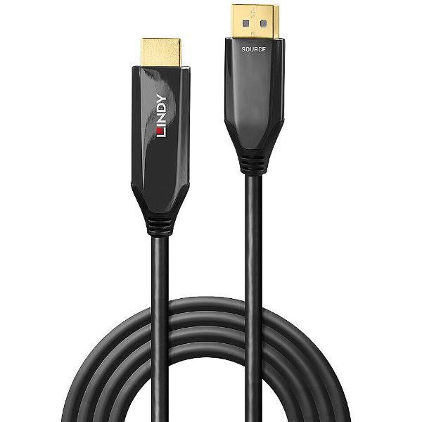 foto del prodotto lindy 40932 cavo e adattatore video 3 m displayport hdmi nero
