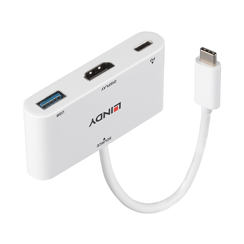 foto del prodotto lindy 43340 adattatore grafico usb 3840 x 2160 pixel bianco
