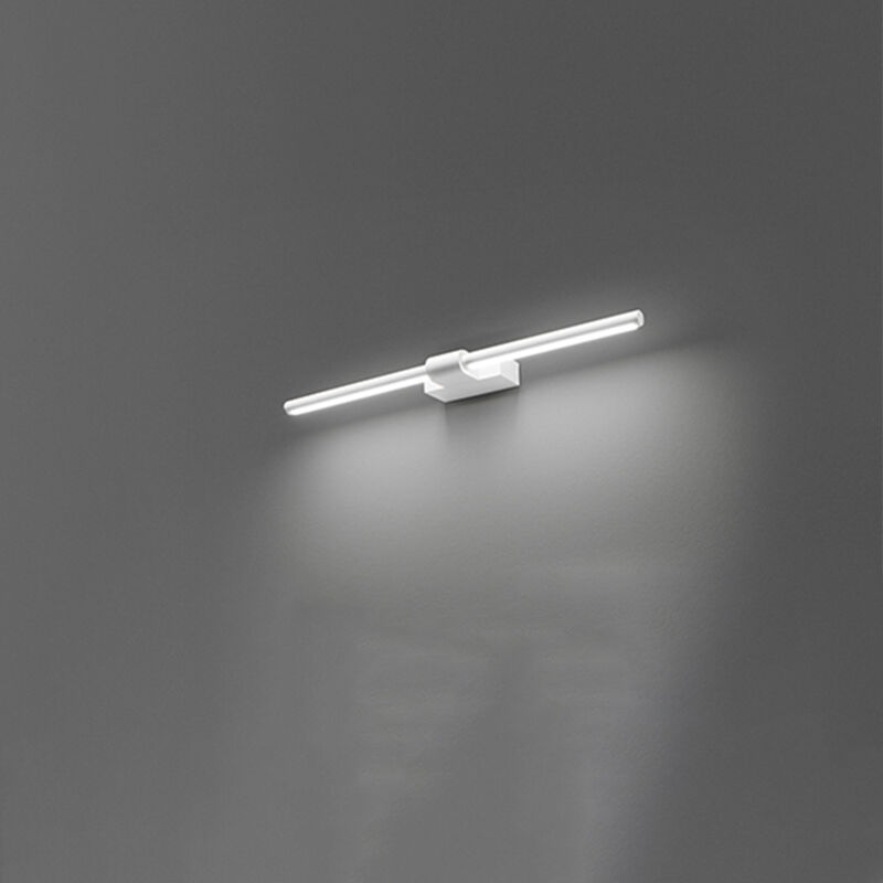 foto del prodotto line applique led 12w 840lm 3000k in metallo colore bianco e acrilico orientabile 64cm