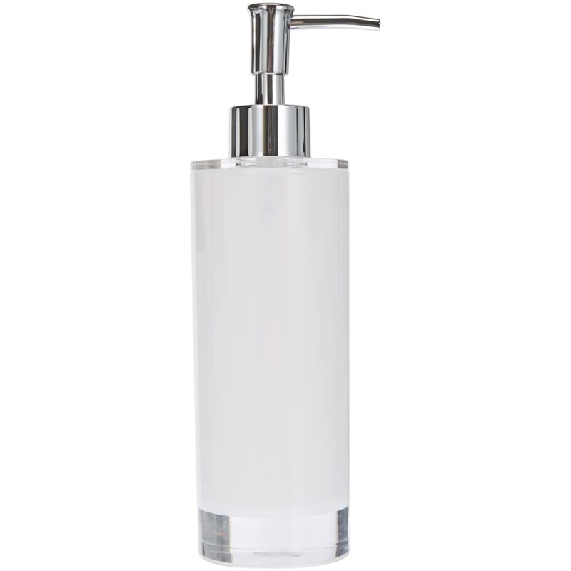foto del prodotto linea bagno dispenser sapone, bianco, 6.5 x 6.5 x 22 cm excelsa