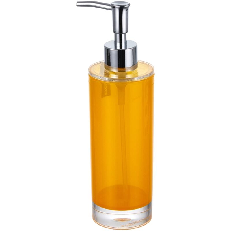foto del prodotto linea bagno dispenser sapone, giallo, 6.5 x 6.5 x 22 cm excelsa