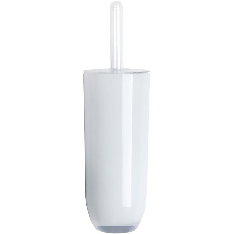 foto del prodotto linea bagno portascopino wc, plastica, bianco, 10.5 x 10.5 x 35 cm excelsa