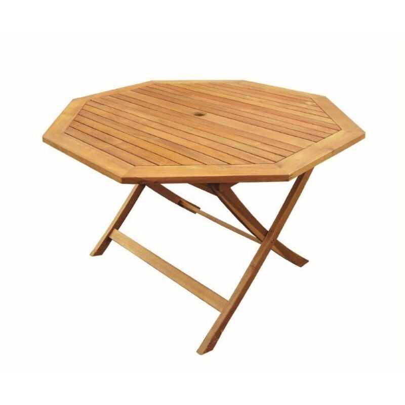 foto del prodotto linea bali tavolo ottagonale acacia