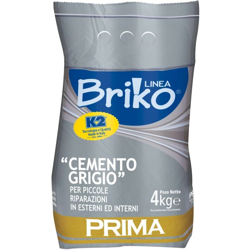 foto del prodotto linea briko cemento grigio da 4 kg 4 pz