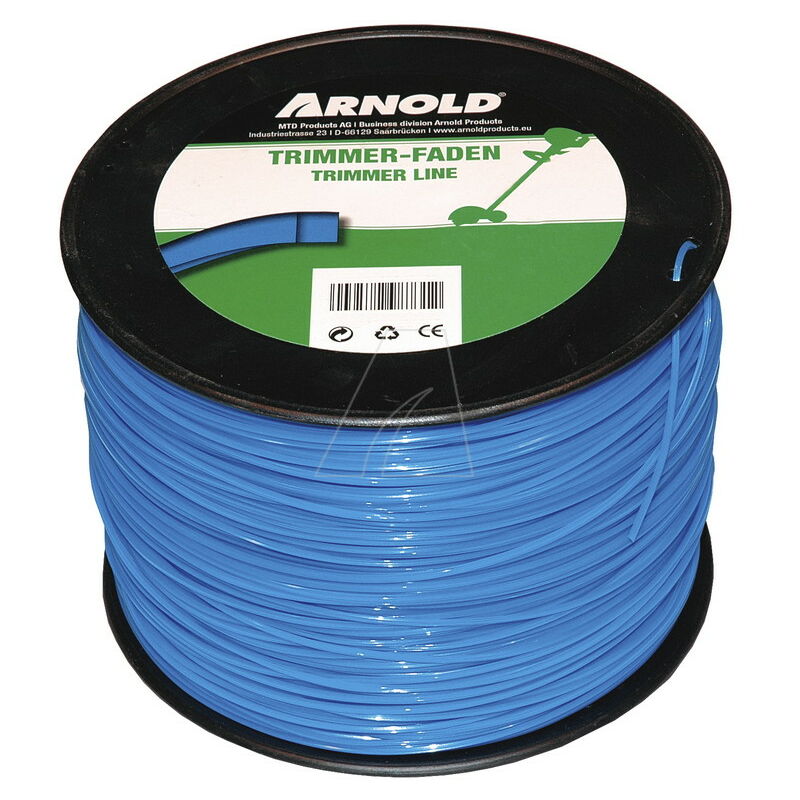 foto del prodotto linea di rifinitura quadrata in nylon da 3,0 mm 138 m arnold