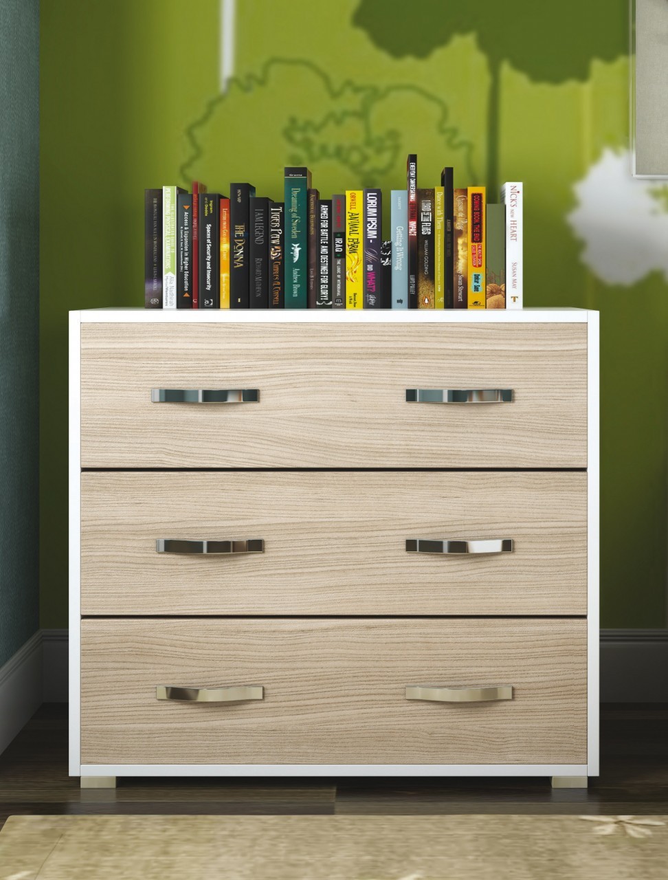 foto del prodotto linea modern cassettone 3c ol bi 91x45xh81cm