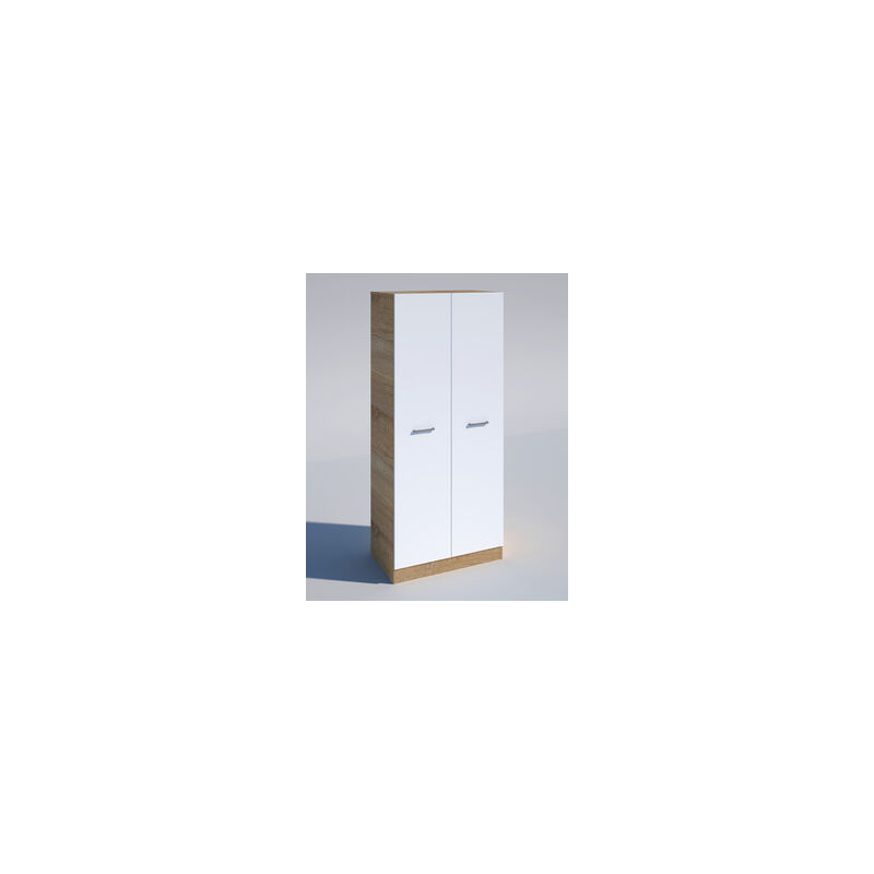 foto del prodotto linea modern kit armadio 2 ante cm. 74x52x184h colore rovere o bianco rovere