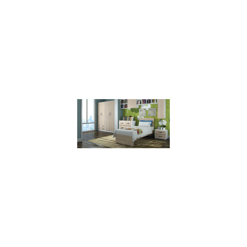 foto del prodotto linea modern kit letto singolo cm. 85x200x98 h olmo