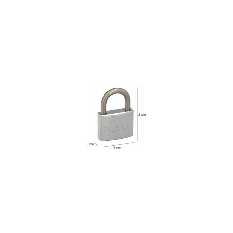 foto del prodotto linea profesional 03101230 lucchetto inox ad arco normale 30 mm, multicolore wolfpack