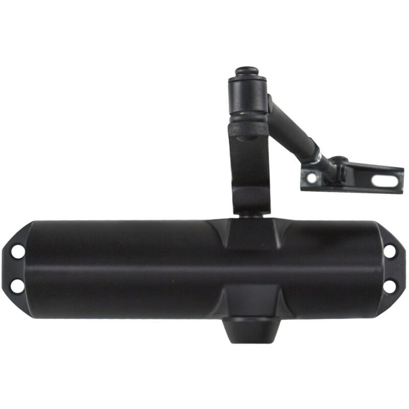 foto del prodotto linea profesional chiudiporta con forza di chiusura 4. colore nero porte 90 120 cm. wolfpack