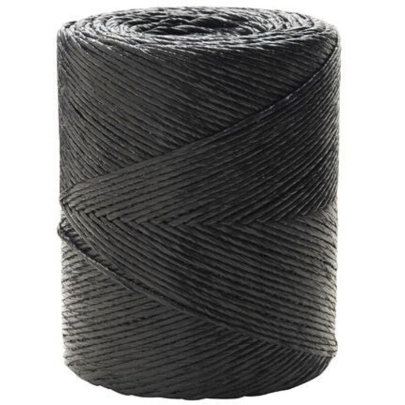 foto del prodotto linea profesional - corda di rafia 750 grammi colore nero - wolfpack