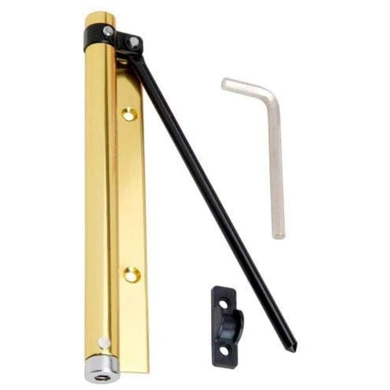foto del prodotto linea profesional door spring aluminium gold anodised blister 1 pezzo wolfpack