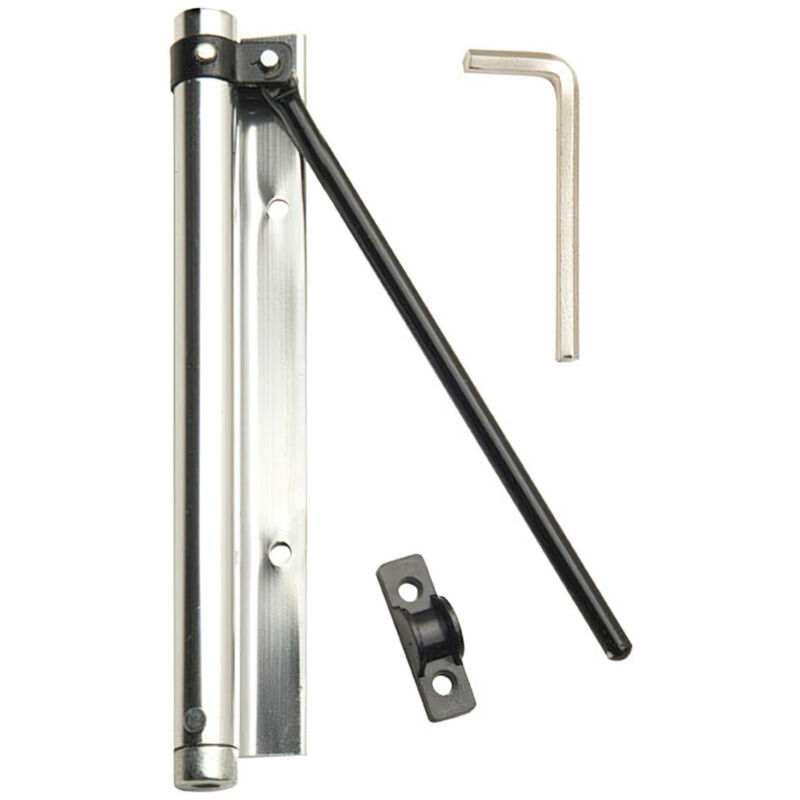 foto del prodotto linea profesional door spring aluminium silver anodised (blister 1 pezzo) - wolfpack