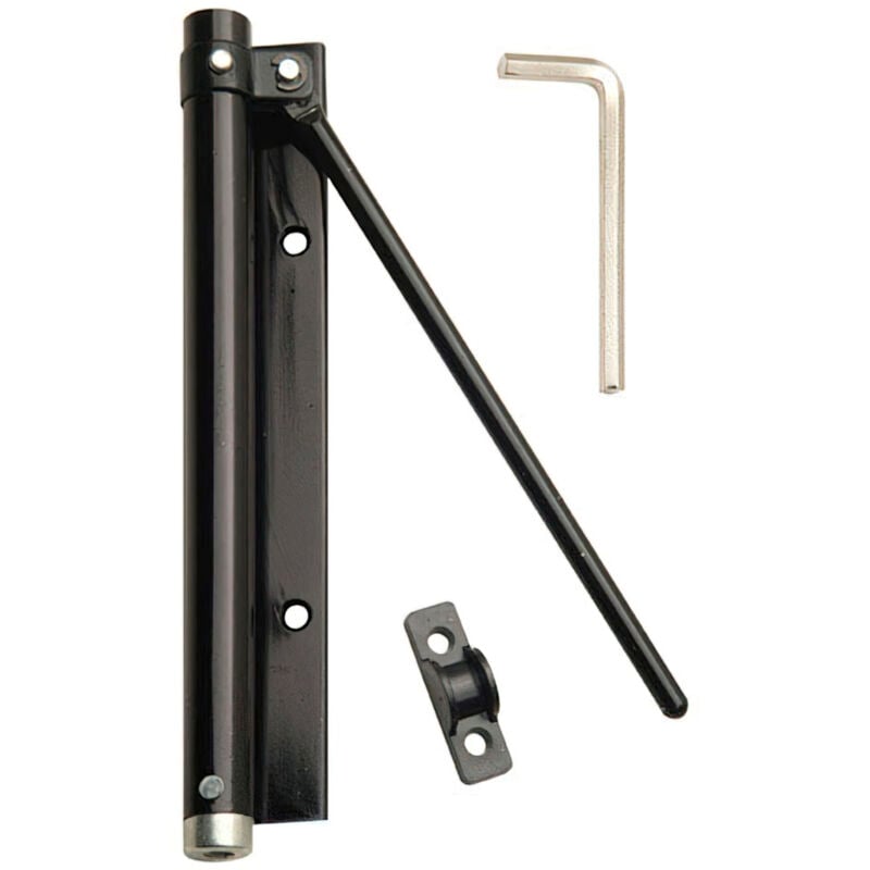 foto del prodotto linea profesional door spring black anodised aluminium blister 1 pezzo wolfpack