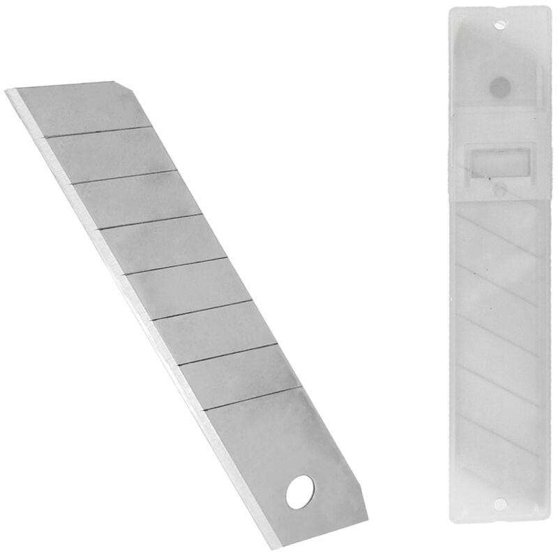foto del prodotto linea profesional lama da taglio 25 mm confezione 10 pezzi acciaio sk5 wolfpack