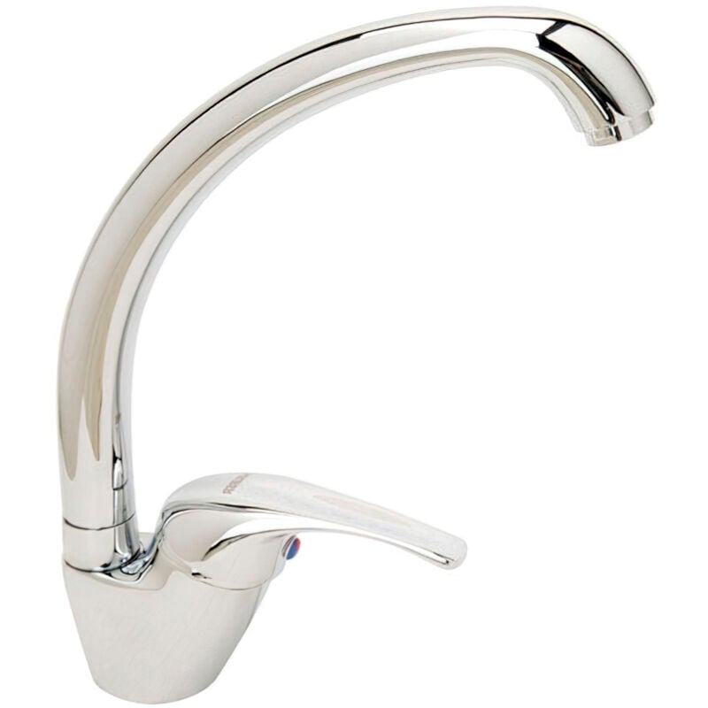 foto del prodotto linea profesional miscelatore monocomando per lavello con bocca alta e cartuccia ceramica 40 mm. wolfpack