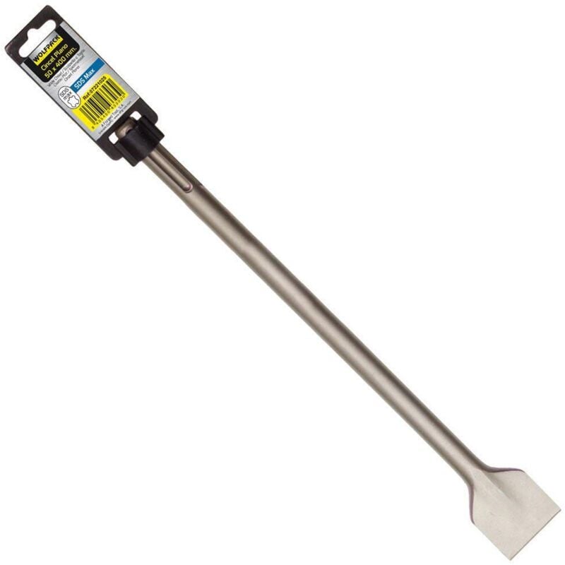 foto del prodotto linea profesional sds scalpello a martello max piatto 50x400 mm. - wolfpack