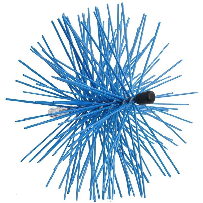 foto del prodotto linea profesional spazzola in nylon per camino albero in metallo 200 mm. wolfpack