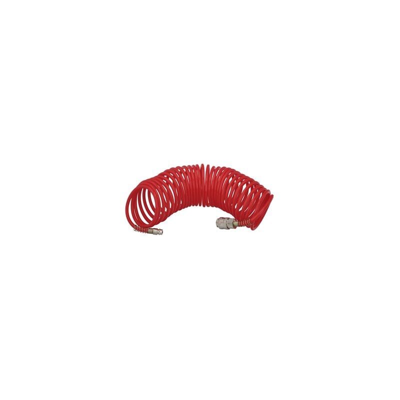 foto del prodotto linea profesional tubo a spirale per aria compressa 7,5 metri adattatore rapido wolfpack