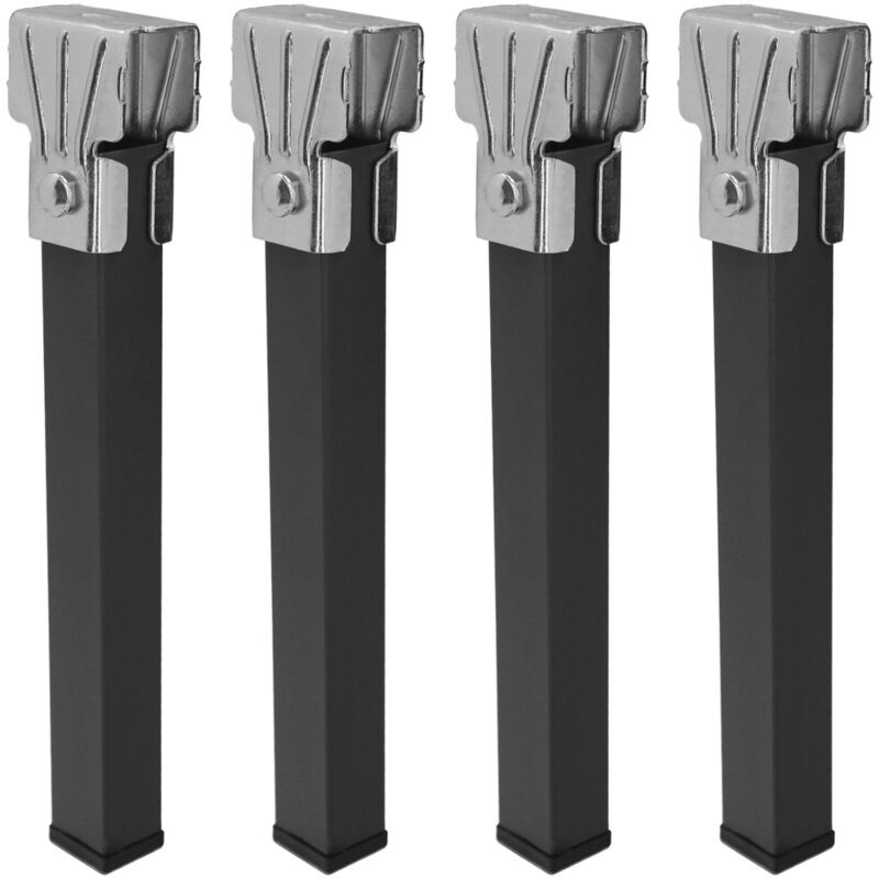 foto del prodotto linea professional 05110103 set gambe quadrate 4 unit tubo 30x30 mm. per base letto de 40x30 mm. altezza 25 cm, multicolore, medio wolfpack