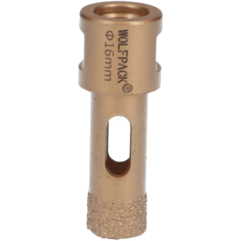 foto del prodotto linea professional corona diamantata per smerigliatrice 16 mm. attacco filettato m14. taglio dry wolfpack