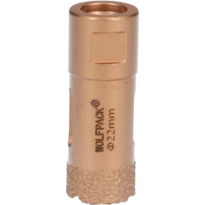 foto del prodotto linea professional - corona diamantata per smerigliatrice ø 22 mm. attacco filettato m14. taglio dry - wolfpack