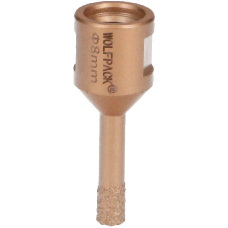 foto del prodotto linea professional - corona diamantata per smerigliatrice ø 8 mm. attacco filettato m14. taglio dry - wolfpack