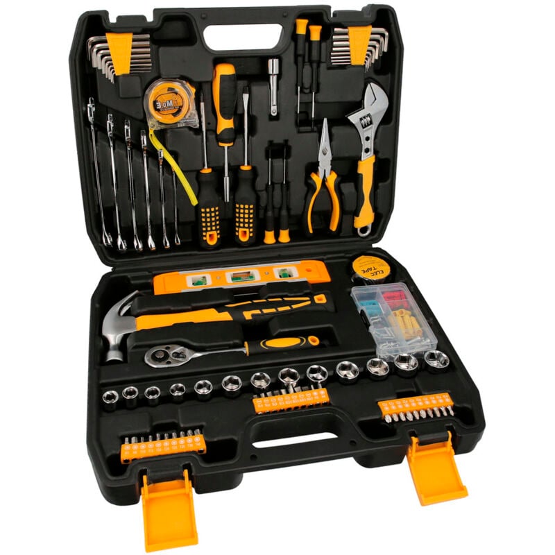 foto del prodotto linea professional kit di utensili 140 pezzi con custodia - wolfpack