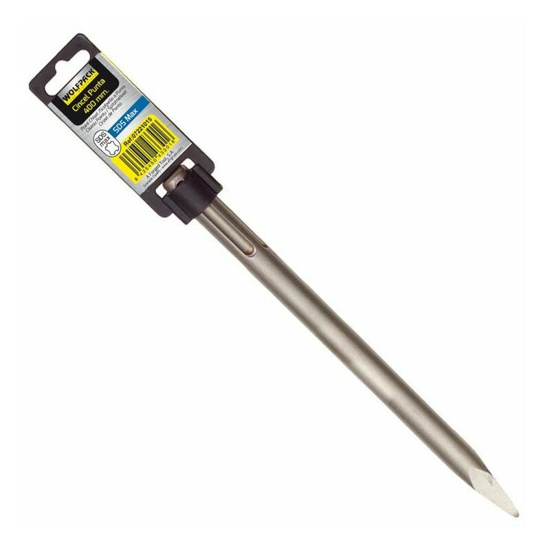 foto del prodotto linea professional martello a scalpello sds max punta 400 mm. wolfpack