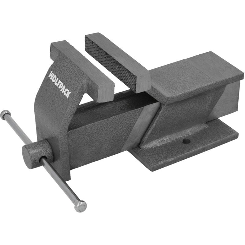 foto del prodotto linea professional vite da banco in acciaio 100 mm. banco datavolo, vite di serraggio, morsetto da banco dabanco wolfpack