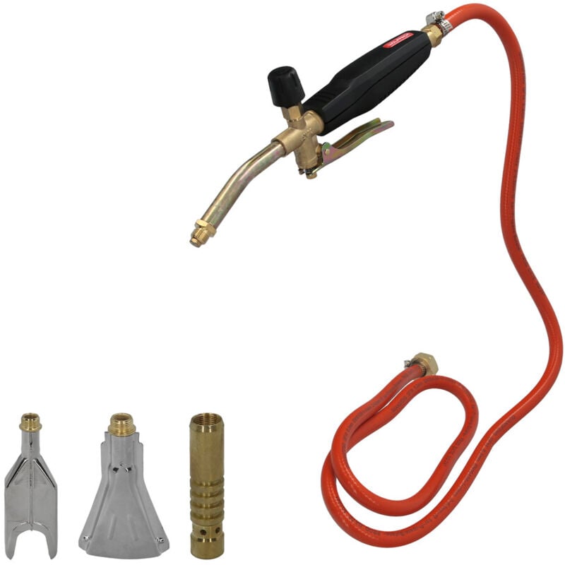 foto del prodotto linea professionale cannello 3 ugelli usi vari con tubo wolfpack