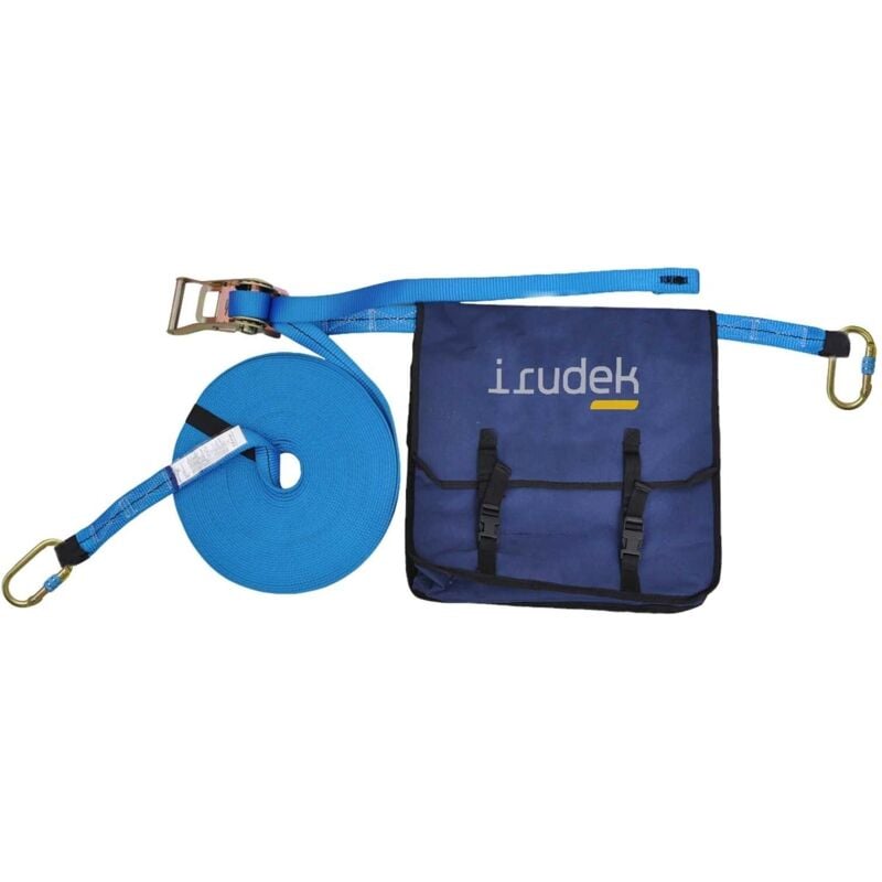foto del prodotto linea vita temporanea 20 metri irudek securalt x2 azzurro
