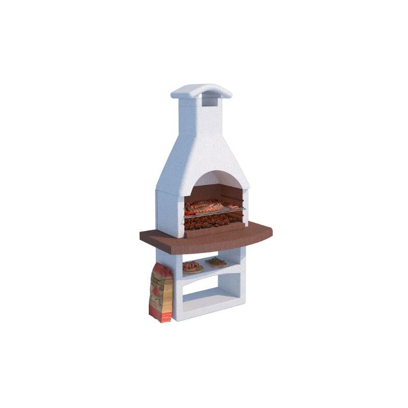 foto del prodotto linea vz barbecue in cemento refrattario a carbonella