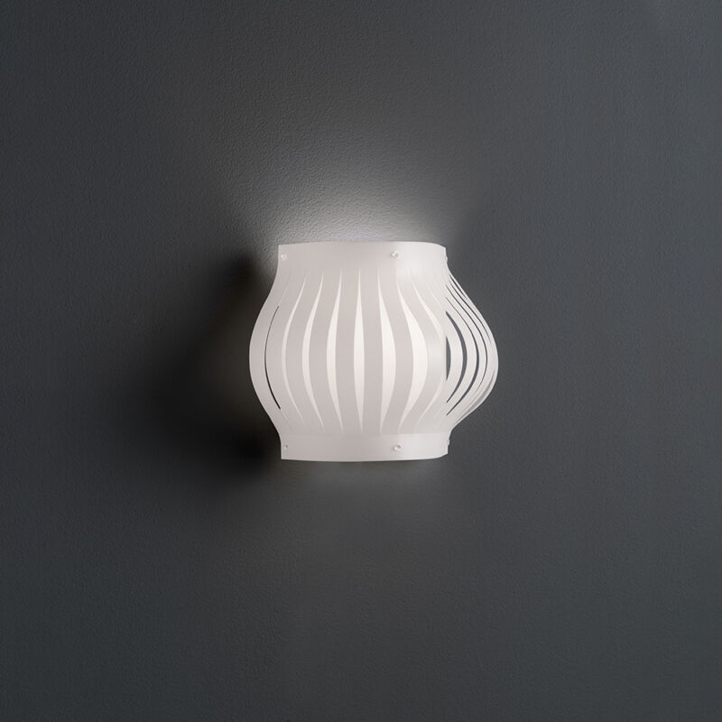 foto del prodotto linea zero applique balcony helios 1 luce in polilux bianco made in italy