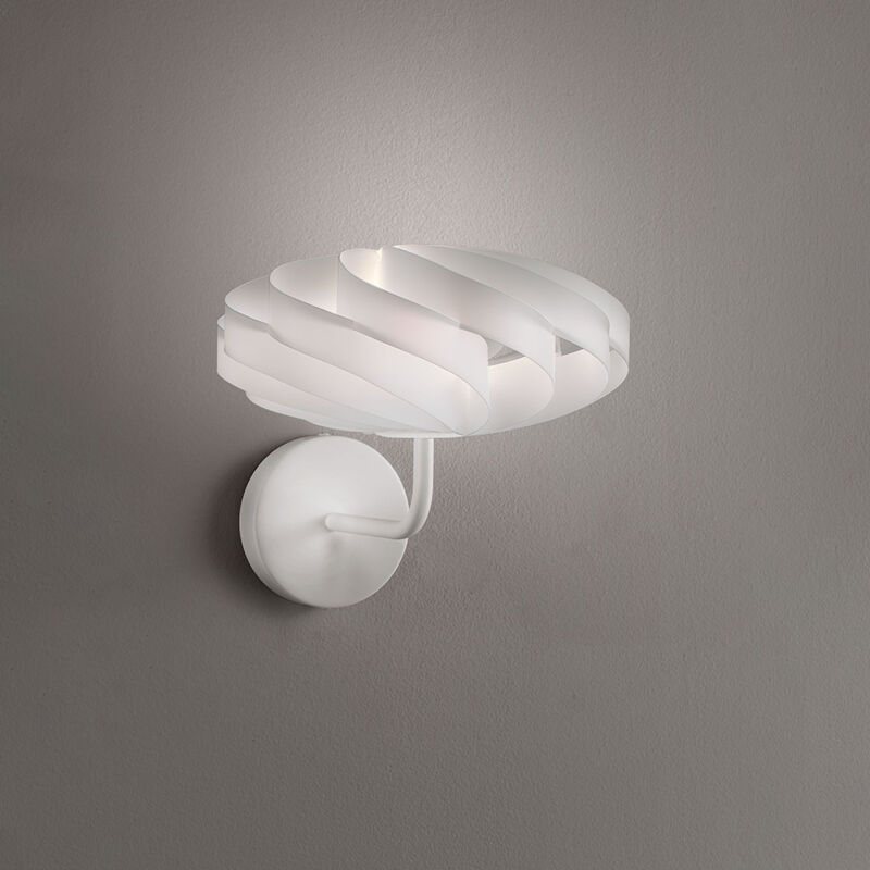 foto del prodotto linea zero applique moderna 1 luce flat in polilux bianco d30 made in italy