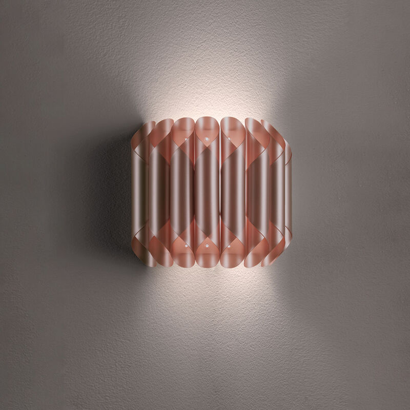 foto del prodotto linea zero applique moderna 1 luce louise in polilux rame made in italy
